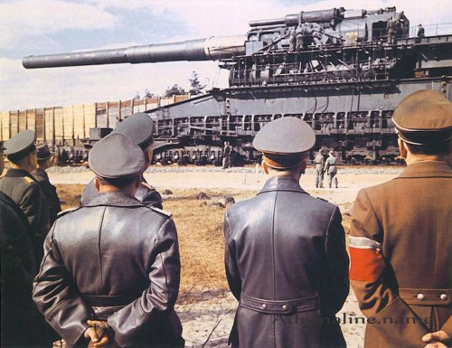 Толстый Густав - самая большая пушка Гитлера.